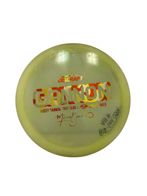 Vist Large View of Product Image Which is Used Discraft Z Undertaker 175g Disc Golf Driver