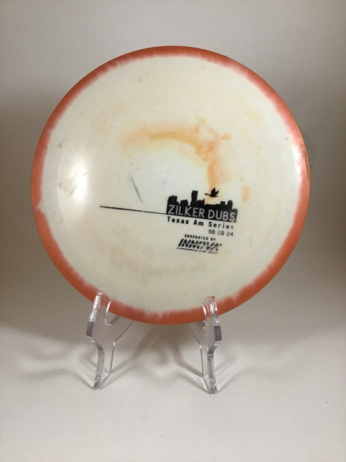 Vist Large View of Product Image Which is Used Innova HALO STAR WRAITH Disc Golf Driver White 176g