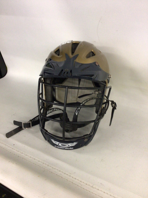 Vist Large View of Product Image Which is Used Cascade CLH2 Lacrosse Helmet Gold XS