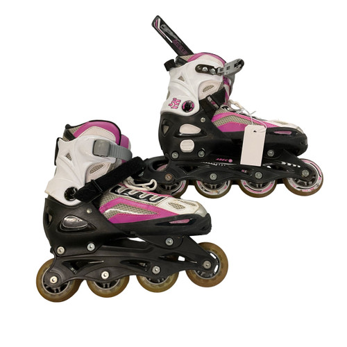 Vist Large View of Product Image Which is Used THE 5TH ELEMENT SKATES Junior Rec Fitness Skates Pink Adjustable