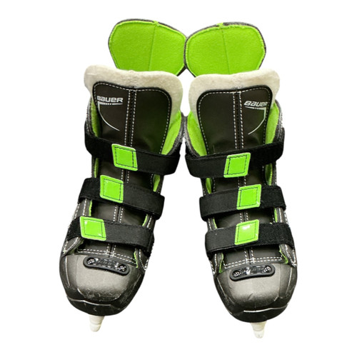 Vist Large View of Product Image Which is Used Bauer XLS VELCRO Youth Hockey Skate Youth 11.0
