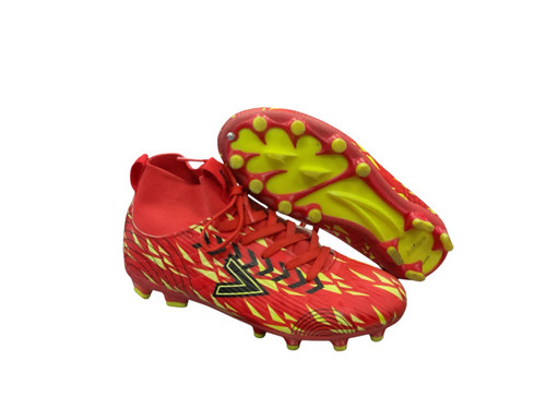 Vist Large View of Product Image Which is Used Mitre Soccer Cleats Red Youth 07.5
