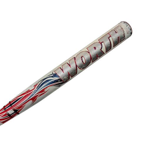 Vist Large View of Product Image Which is Used Worth 454 JEFF HALL BB/SB Slowpitch Bat 34"
