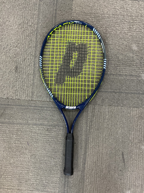 Vist Large View of Product Image Which is Used Prince ATTACK Junior Tennis Racquet Navy Blue 23"
