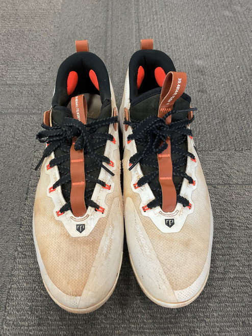 Vist Large View of Product Image Which is Used Nike TROUT BB/SB Cleats White Senior 11.5