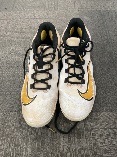 Vist Large View of Product Image Which is Used Nike REACT BASEBALL CLEATS BB/SB Cleats White Senior 11