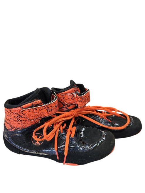 Vist Large View of Product Image Which is Used YES ATHLETICS Wrestling Shoes Black Senior 6.5