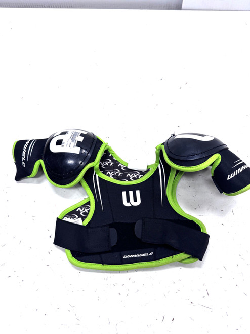 Vist Large View of Product Image Which is Used WinnWell WINWELL Youth Shoulder Pads MD