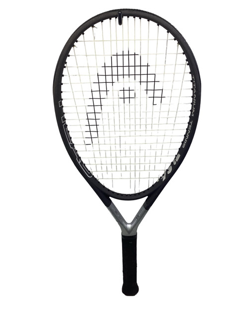 Vist Large View of Product Image Which is Used Head Racquet TI S6 Adult Tennis Racquet Black 4 1/2"