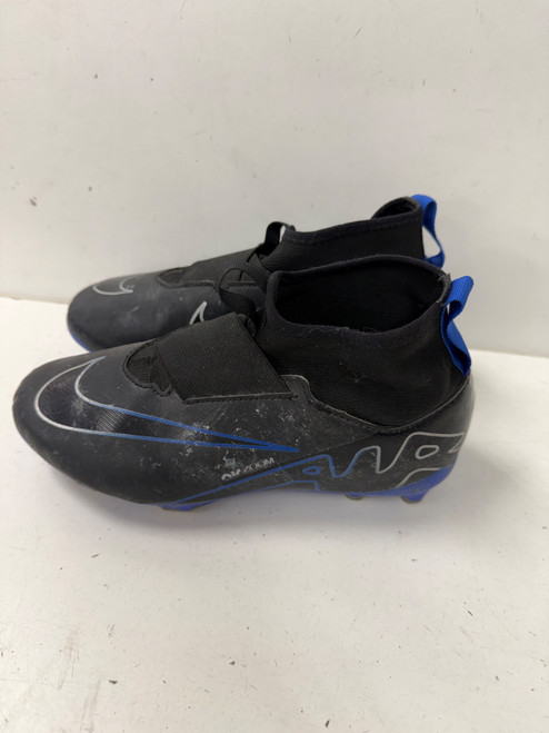 Vist Large View of Product Image Which is Used Nike MERCURIAL Soccer Cleats Black And Royal Blue Junior 04