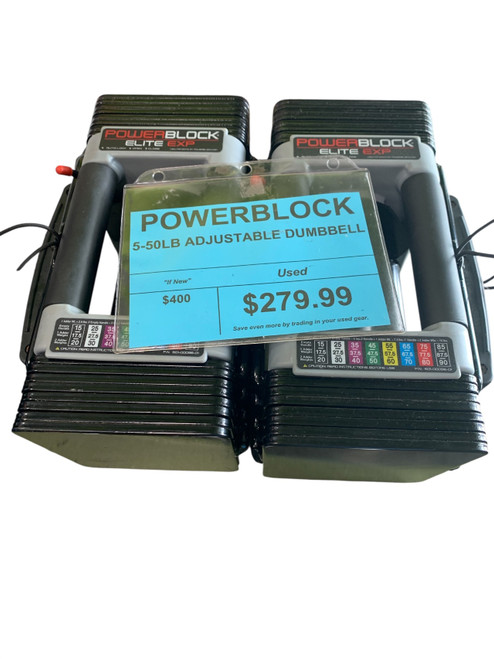 Vist Large View of Product Image Which is Used PowerBlock Adj Dumbbells 5-50 LB