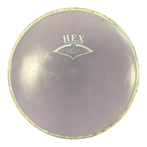 Vist Large View of Product Image Which is Used Axiom FISSION HEX Disc Golf Mid Range Purple 173g