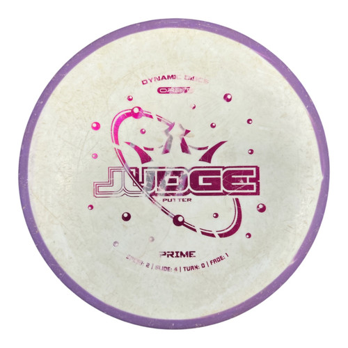 Vist Large View of Product Image Which is Used Dynamic Discs PRIME ORBIT JUDGE Disc Golf Driver White 175g