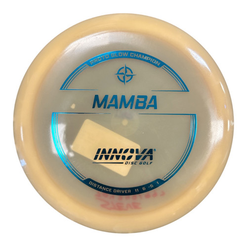 Vist Large View of Product Image Which is Used Innova PROTO GLOW CHAMP MAMBA Disc Golf Driver None 176g
