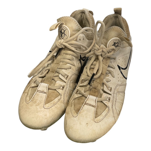 Vist Large View of Product Image Which is Used Nike Soccer Cleats White Senior 7.5