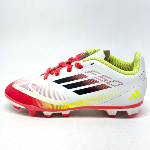 Vist Large View of Product Image Which is Used Adidas F50 Soccer Cleats White Youth 10.5