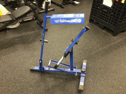 Vist Large View of Product Image Which is Used Louisville Slugger BLUE FLAME ULTIMATE PITCHING MACHINE BB/SB Pitching Machine
