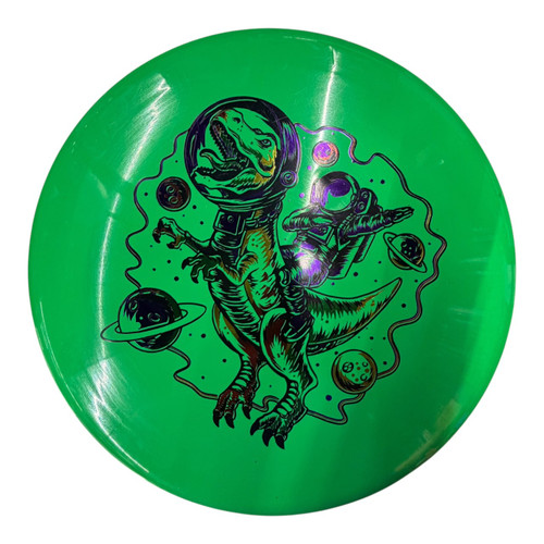 Vist Large View of Product Image Which is Used Infinite Discs DYNASTY Disc Golf Driver Green 161g