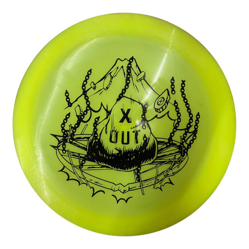 Vist Large View of Product Image Which is Used Infinite Discs SLAB Disc Golf Driver Yellow 175g