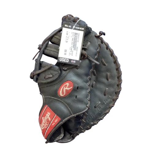 Vist Large View of Product Image Which is Used Rawlings D125BFB BB/SB First Base RH Throw Black 12 1/2"