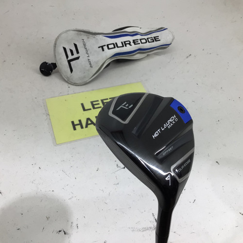 Vist Large View of Product Image Which is Used Tour Edge HOT LAUNCH MAX D OFFSET 7 WOOD LH A FLEX Mens Fairway Wood LH 7 Wood