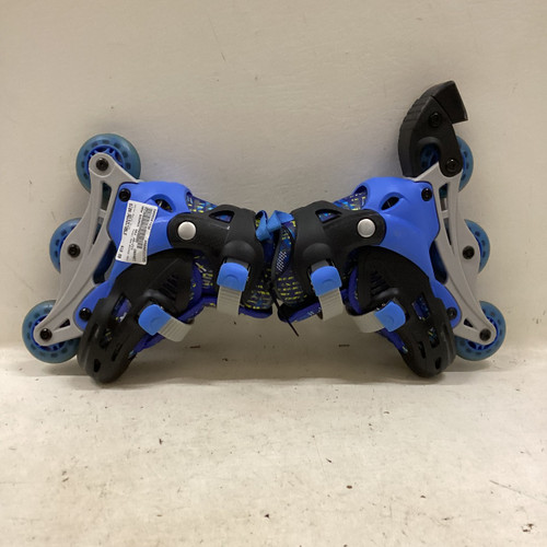 Vist Large View of Product Image Which is Used NEW BOUNCE ADJ Child Rec Fitness Skates Royal Blue Adjustable