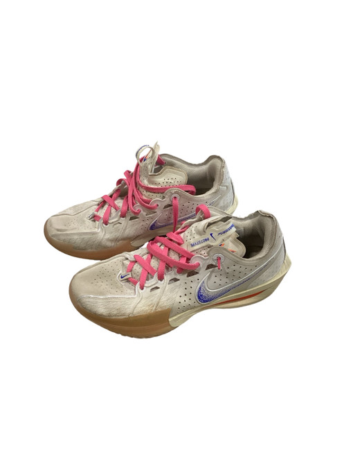 Vist Large View of Product Image Which is Used Nike Basketball Shoes M White Senior 8.5