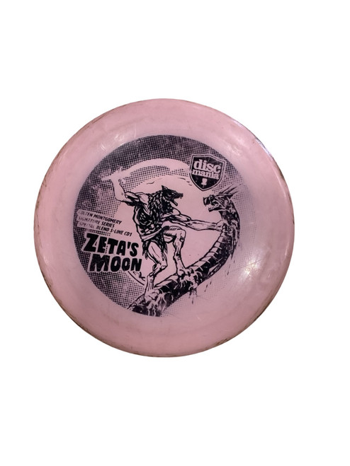 Vist Large View of Product Image Which is Used Discmania ZETA MOON Disc Golf Driver Pink
