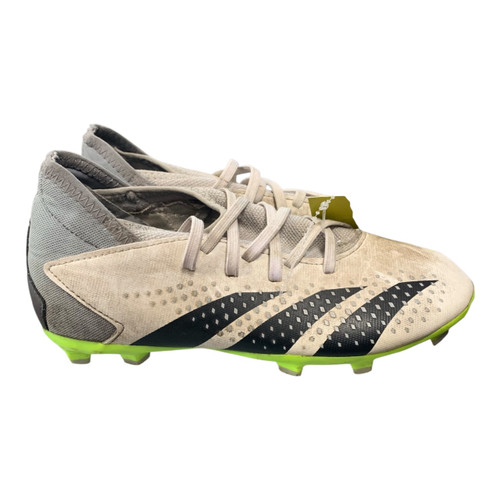 Vist Large View of Product Image Which is Used Adidas Soccer Cleats White Junior 04