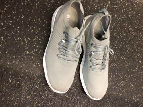 Vist Large View of Product Image Which is Used Foot Joy Mens Golf Shoes Grey Senior 10.5
