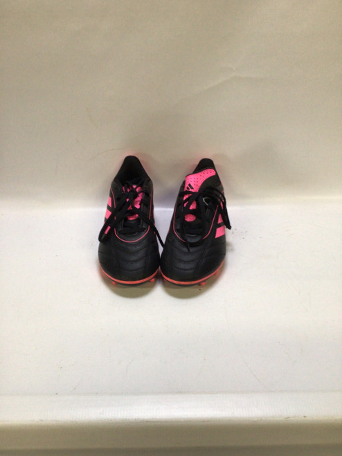 Vist Large View of Product Image Which is Used Adidas Soccer Cleats Pink Junior 04.5