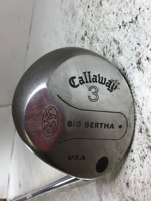 Vist Large View of Product Image Which is Used Callaway BIG BERTHA Mens Fairway Wood RH 3 Wood