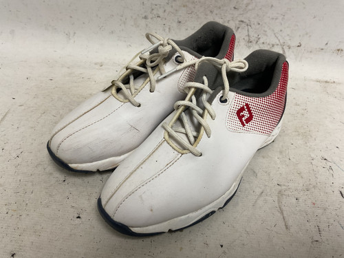 Vist Large View of Product Image Which is Used Foot Joy 45014 Jr Golf Shoes White Junior 02