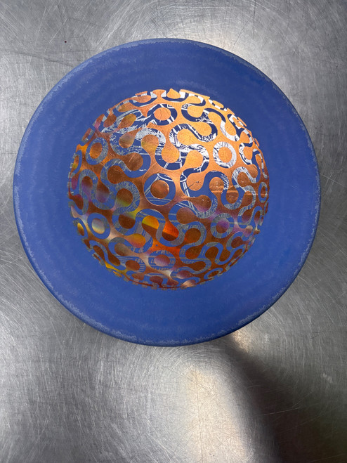 Vist Large View of Product Image Which is Used Lightning 2 UPSHOT Disc Golf Putter Royal Blue