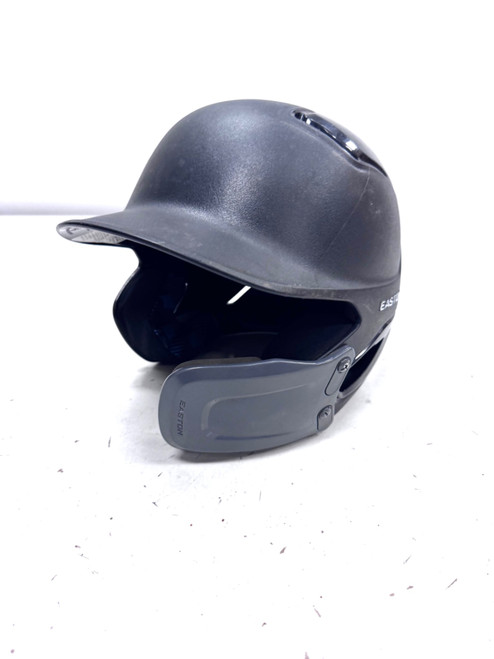 Vist Large View of Product Image Which is Used Easton JAW 6 3/8 7 1/8 Batting Helmet No Mask Black Fits all