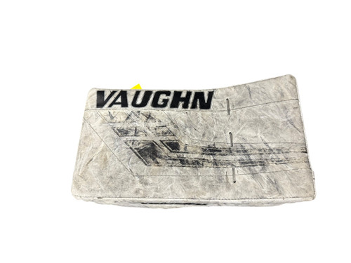 Vist Large View of Product Image Which is Used Vaughn VELOCITY Junior Goalie Blocker White