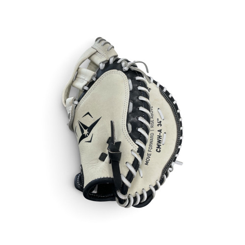 Vist Large View of Product Image Which is Used All-Star CMWH-A BB/SB Catchers RH Throw White 34"