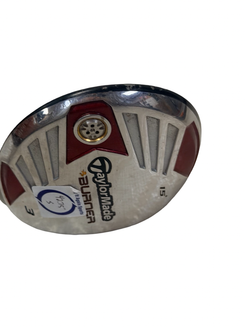 Vist Large View of Product Image Which is Used Taylormade BURNER Steel Mens 15deg Fairway Wood RH 3 Wood 42.75" w/ Reax 50g S-Flex Shaft