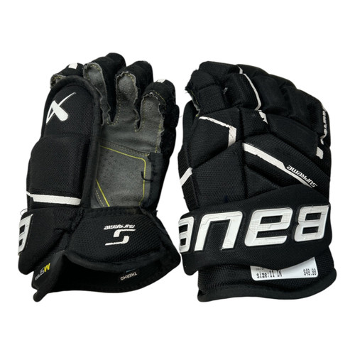 Vist Large View of Product Image Which is Used Bauer SUPREME M5 PRO HG 11IN Youth Gloves Black 11"