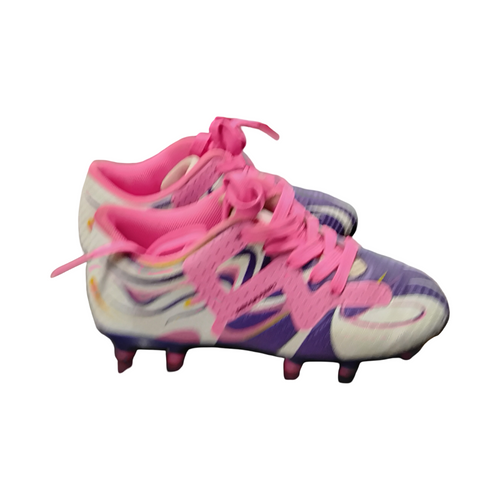 Vist Large View of Product Image Which is Used Dream Pairs Soccer Cleats Pink Youth 12.0
