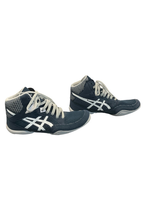 Vist Large View of Product Image Which is Used Asics SNAPDOWN 3 Wrestling Shoes Navy Blue Junior 01