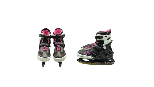 Vist Large View of Product Image Which is Used SOFTTEC Womens Softboot Skate Black And Pink Senior 6