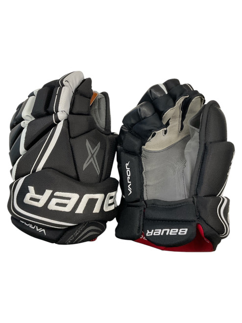 Vist Large View of Product Image Which is Used Bauer VAPOR Senior Gloves Black 13"