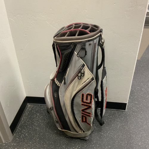 Vist Large View of Product Image Which is Used Ping PIONEER Mens Cart Bag Grey