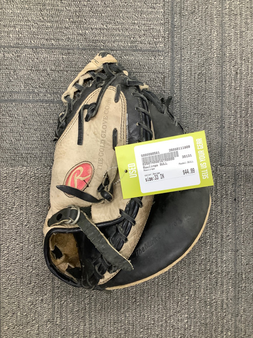 Vist Large View of Product Image Which is Used Rawlings BULL BB/SB Catchers RH Throw Beige 33"