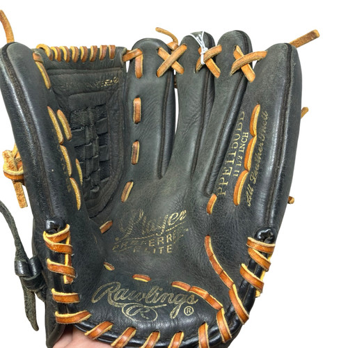 Vist Large View of Product Image Which is Used Rawlings PLAYER PREFERRED ELITE BB/SB Glove RH Throw Black 11 1/2"