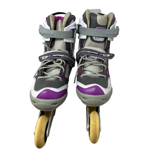 Vist Large View of Product Image Which is Used RollerDerby ELITE SERIES Q60 Senior Rec Fitness Skates White Senior 9