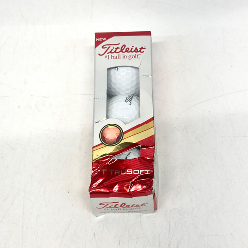 Vist Large View of Product Image Which is Used Titleist DT TRUSOFT 3 Ball - Golf Ball Sleeve