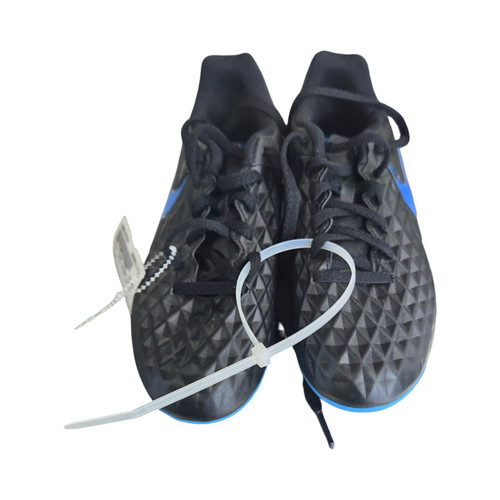 Vist Large View of Product Image Which is Used Nike TIEMPO SOCCER CLEATS SZ 2.5 Soccer Cleats Black Junior 02.5