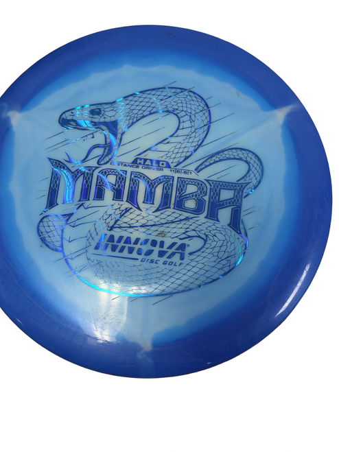 Vist Large View of Product Image Which is Used Innova MAMBA HALO Disc Golf Driver Royal Blue 172g